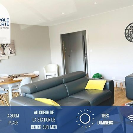 Appartement lumineux à 300m de la mer Berck Esterno foto